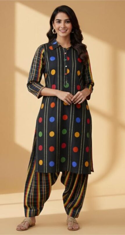 Zari Khaddar - Unstitched 2pcs - D1020