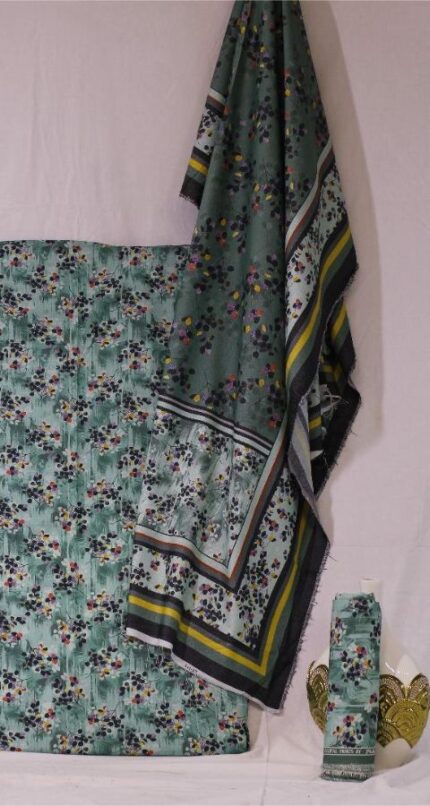 Silk Karandi - Unstitched 3pcs - D323