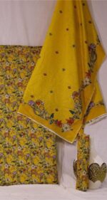 Silk Karandi - Unstitched 3pcs - D325