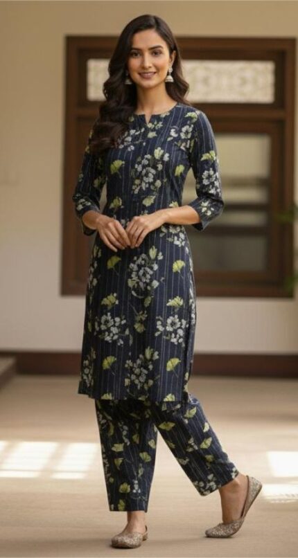 Zari Khaddar - Unstitched 2pcs - D1062