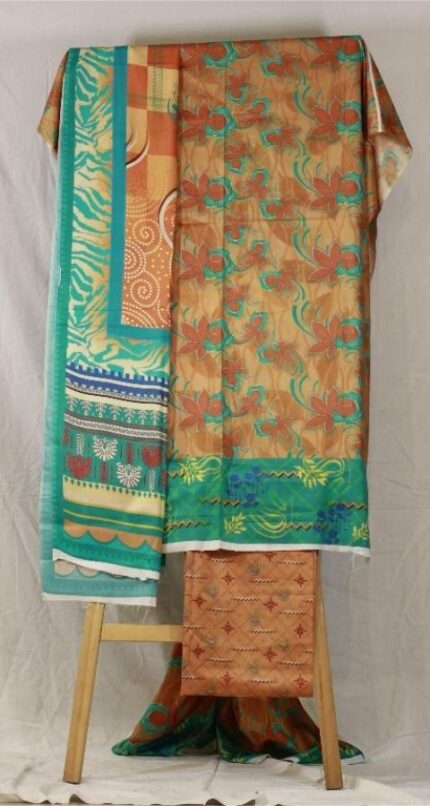 Digital Linen - Unstitched 3pcs - D8819