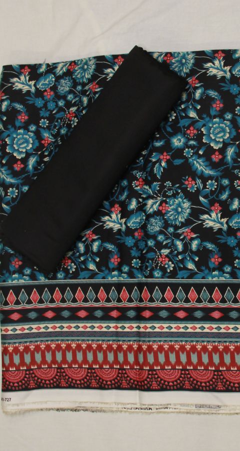 Hareem Wool - Marina Unstitched 2pcs - D7041