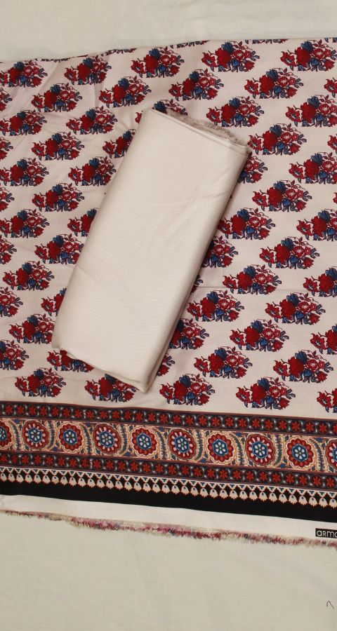 Hareem Wool - Marina Unstitched 2pcs - D7034