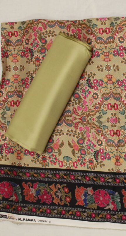 Hareem Wool - Marina Unstitched 2pcs - D7036