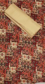 Hareem Wool - Marina Unstitched 2pcs - D7149