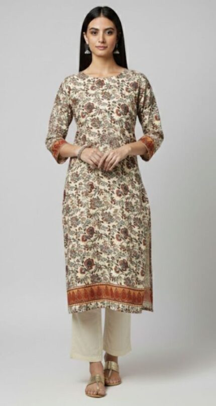 Hareem Wool - Marina Unstitched 2pcs - D7035