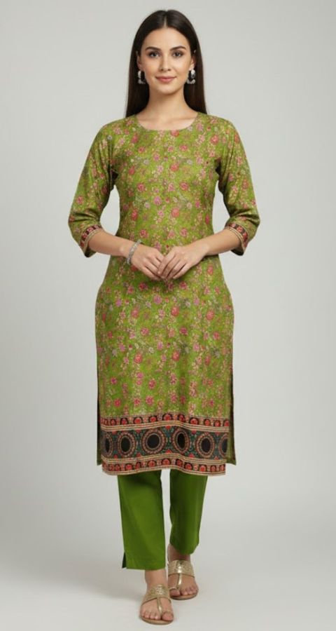 Hareem Wool - Marina Unstitched 2pcs - D7037