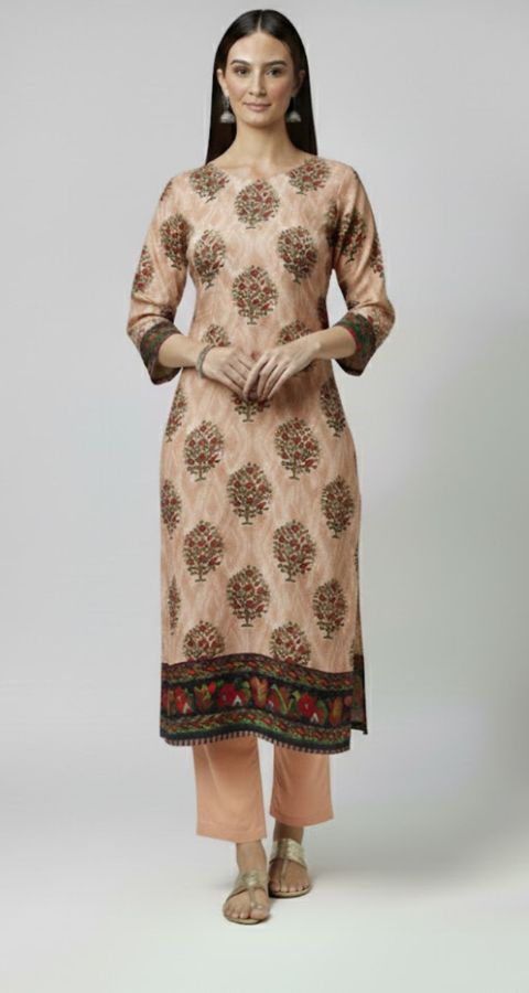 Hareem Wool - Marina Unstitched 2pcs - D7038