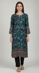 Hareem Wool - Marina Unstitched 2pcs - D7041