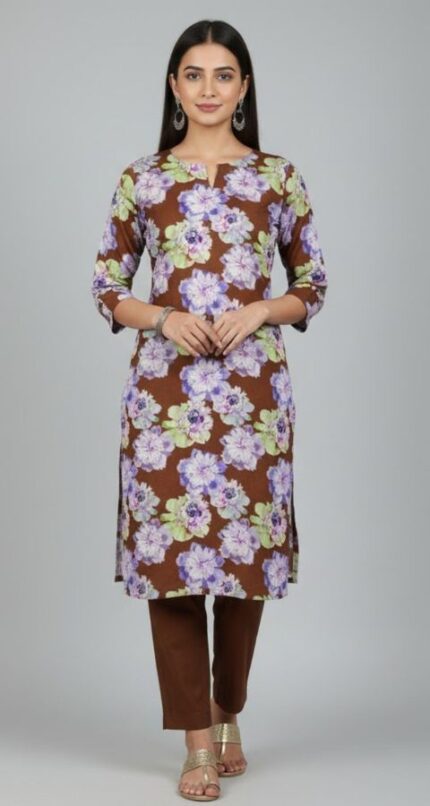 Hareem Wool - Marina Unstitched 2pcs - D7162