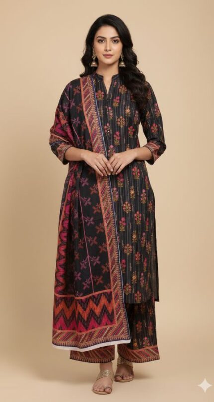 Digital Linen - Unstitched 3pcs - D8692