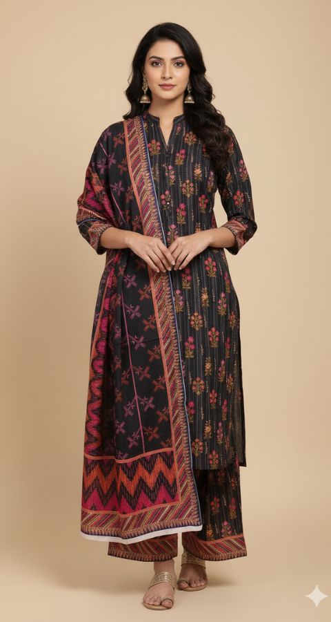 Digital Linen - Unstitched 3pcs - D8692