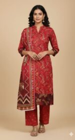 Digital Linen - Unstitched 3pcs - D8821