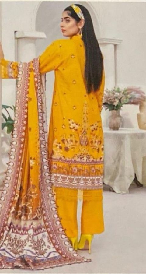 Digital Khaddar - Unstitched 3pcs - D03