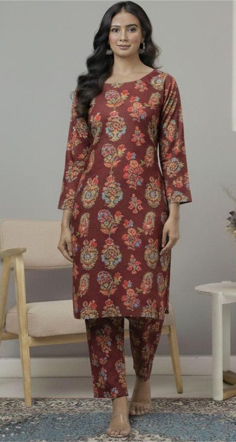 Dhanak - Unstitched 2pcs - D01