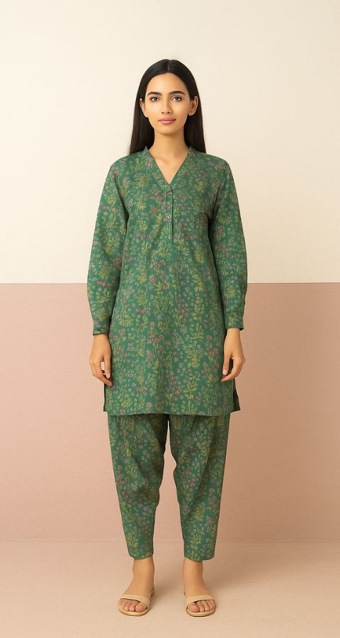 Dhanak - Unstitched 2pcs - D10