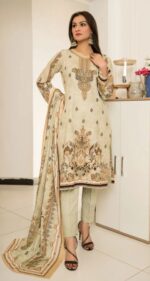 Khaddar - Unstitched 3pcs - D13