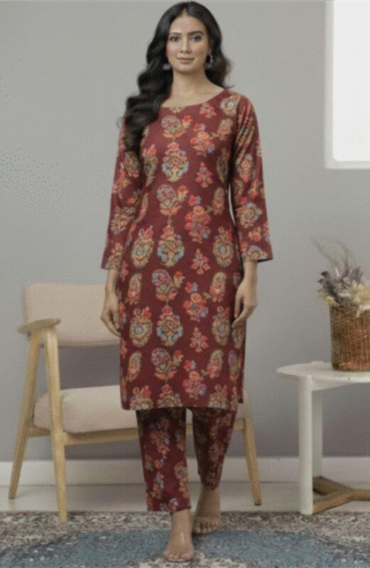 Dhanak - Unstitched 2pcs - D01