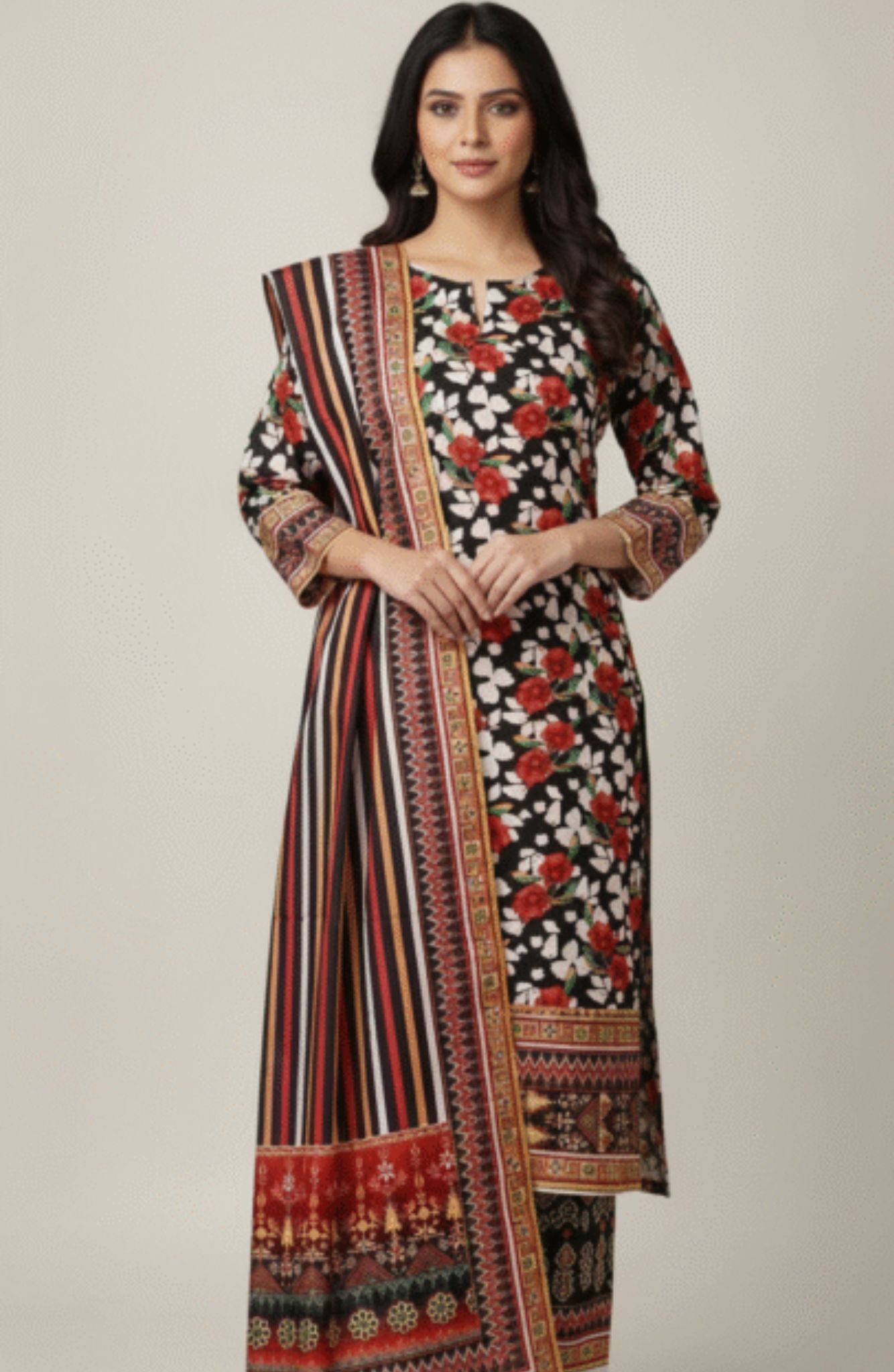 Digital Linen - Unstitched 3pcs - D8688 Digital Linen - Unstitched 3pcs - D8688