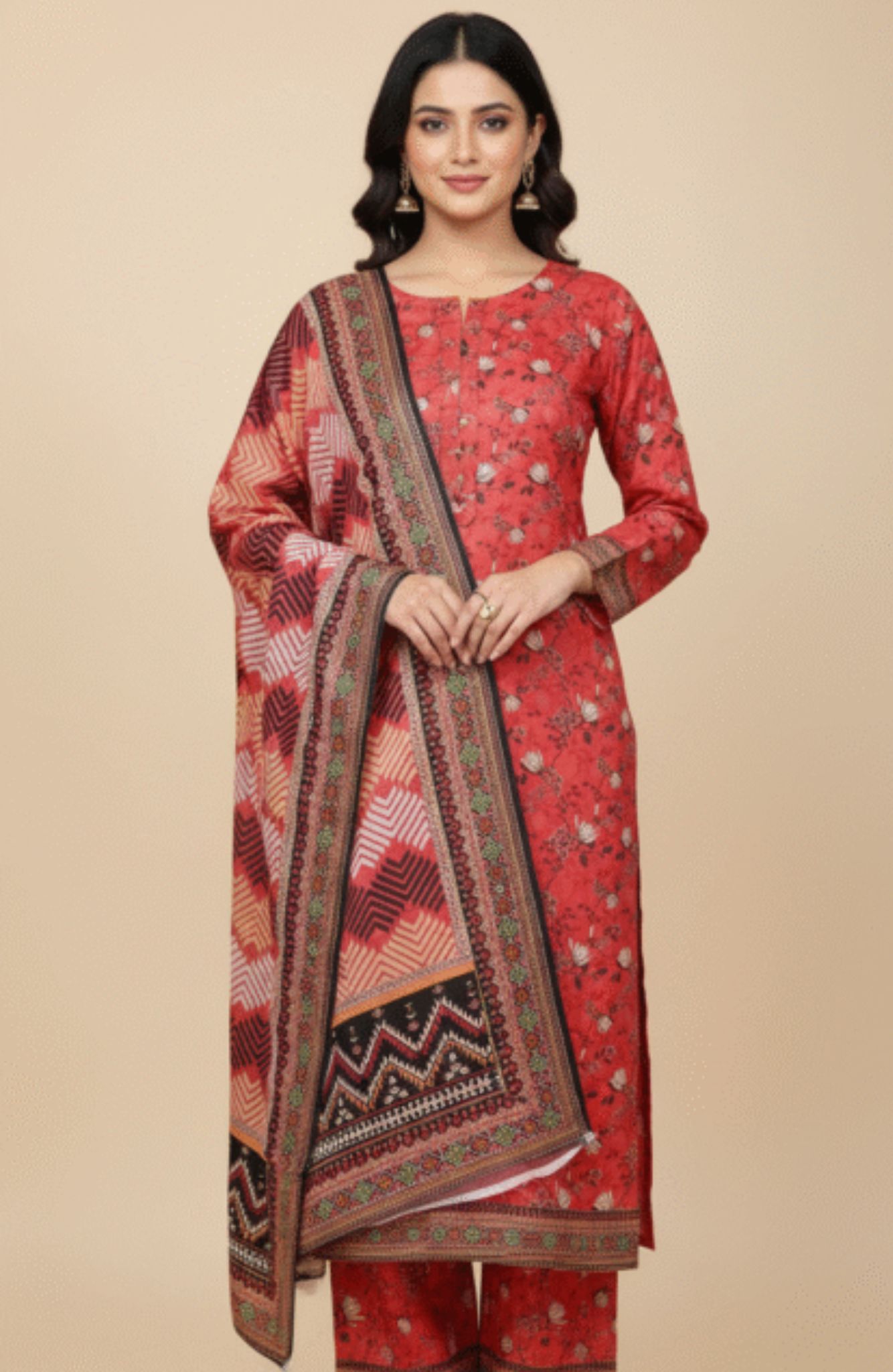 Digital Linen - Unstitched 3pcs - D8689 Digital Linen - Unstitched 3pcs - D8689