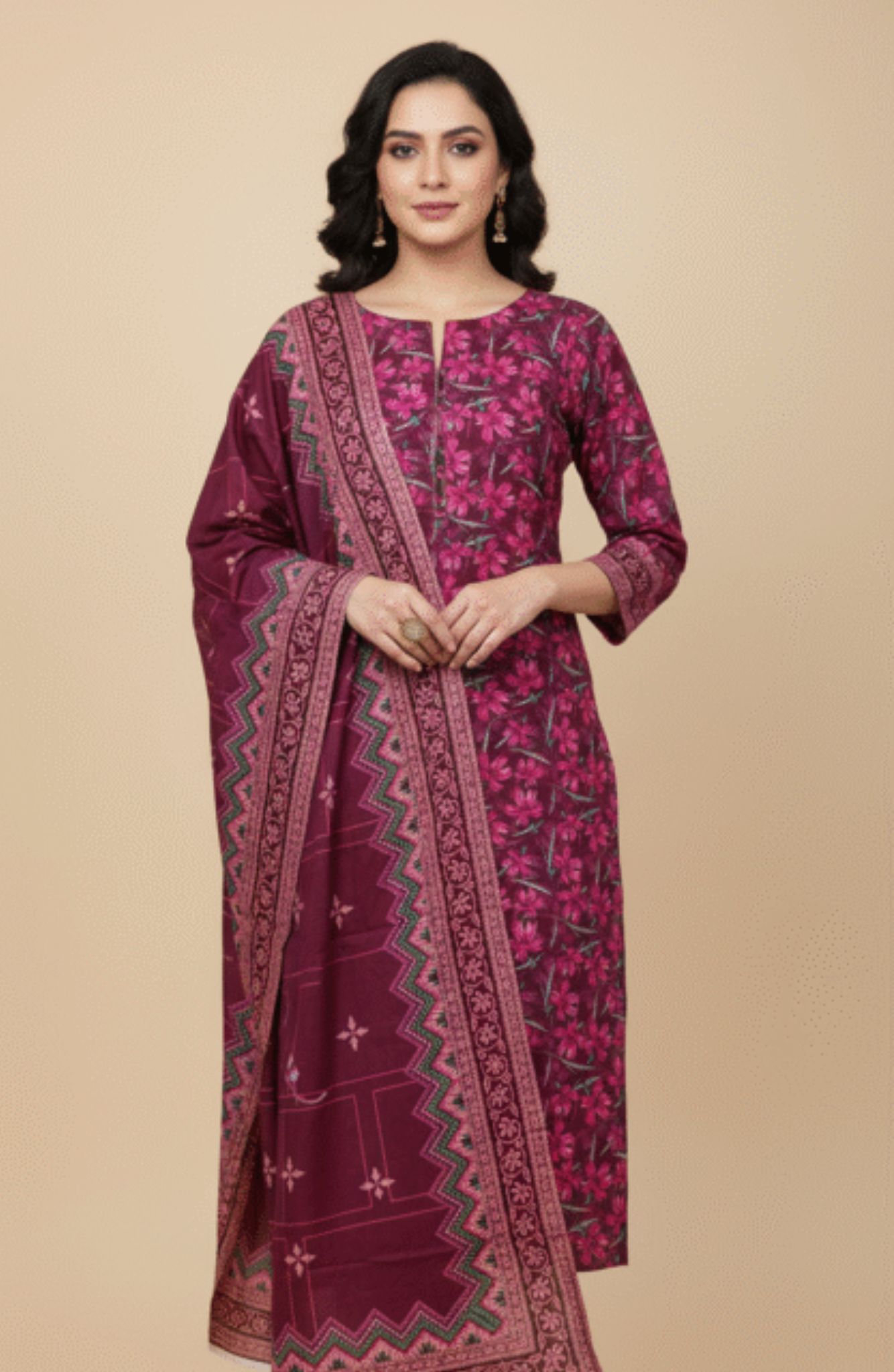 Digital Linen - Unstitched 3pcs - D8690 Digital Linen - Unstitched 3pcs - D8690