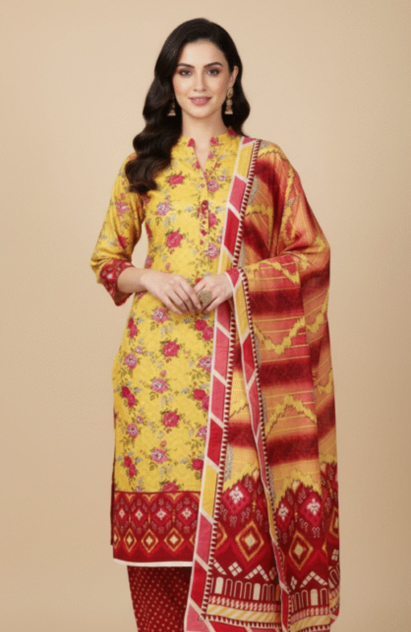 Digital Linen - Unstitched 3pcs - D8818 Digital Linen - Unstitched 3pcs - D8818