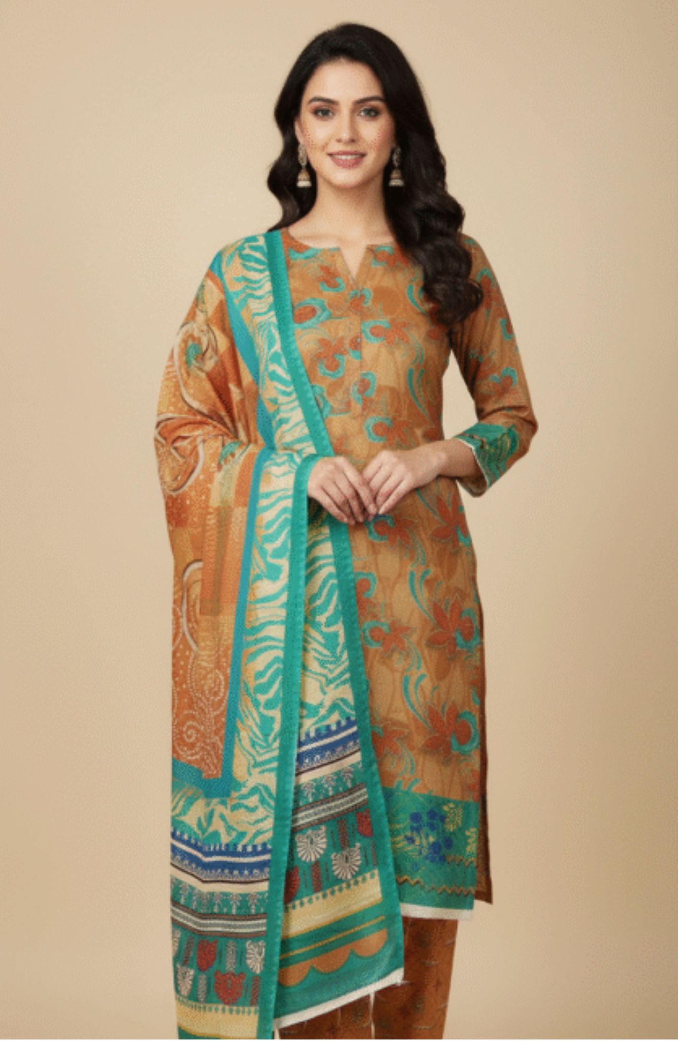 Digital Linen - Unstitched 3pcs - D8819 Digital Linen - Unstitched 3pcs - D8820