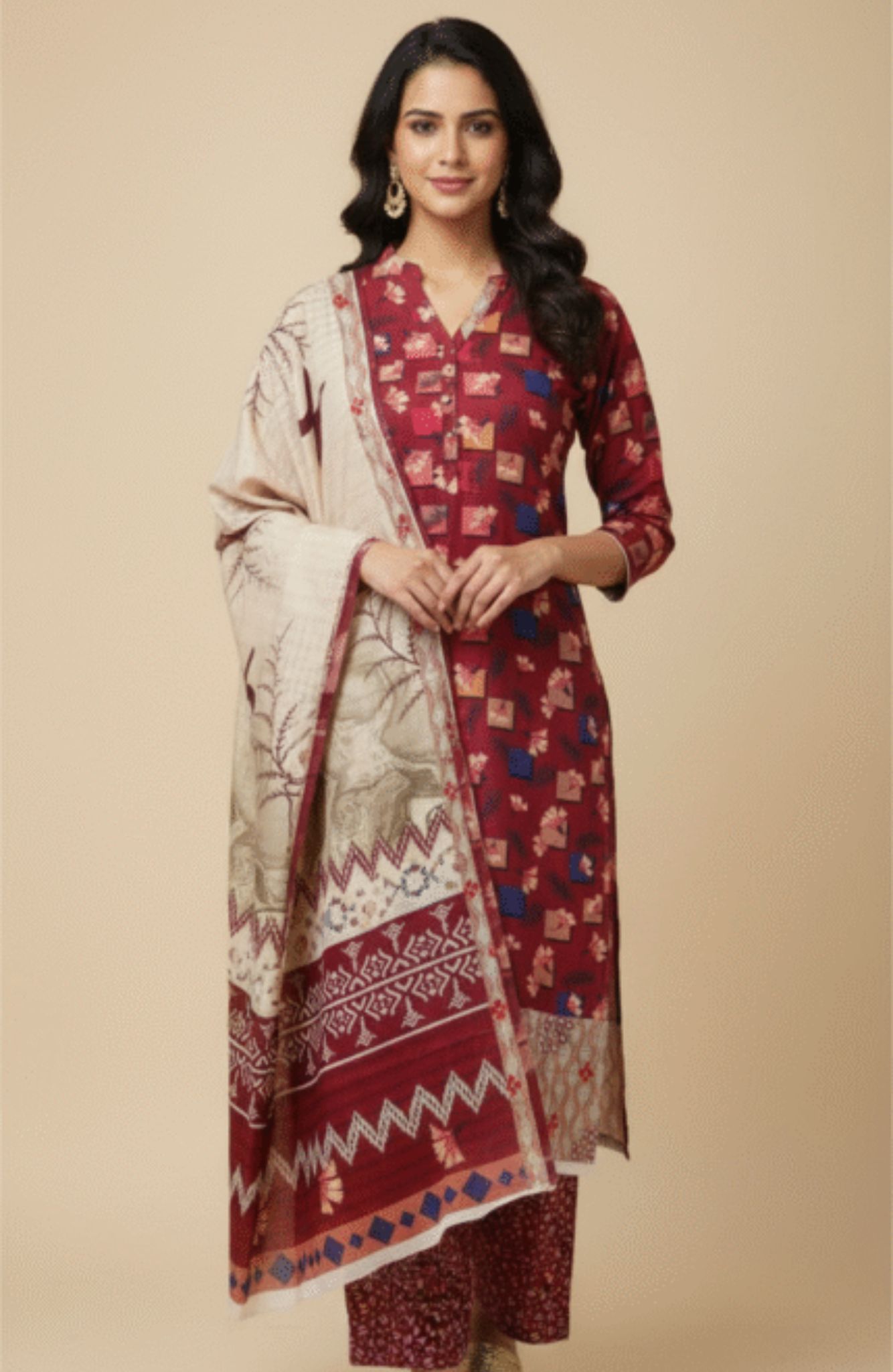 Digital Linen - Unstitched 3pcs - D8820 Digital Linen - Unstitched 3pcs - D8820