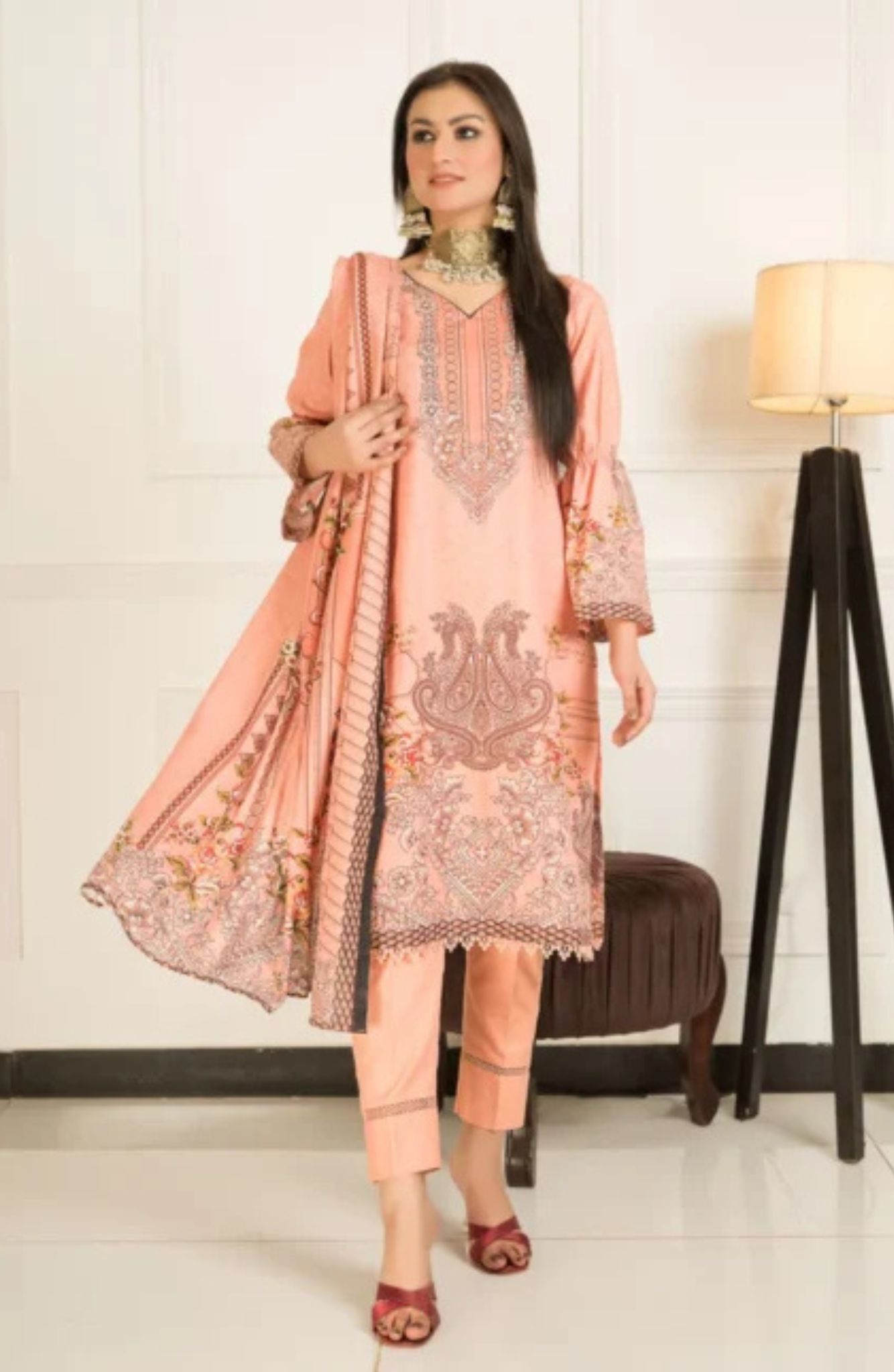 Khaddar - Unstitched 3pcs - D20 Khaddar - Unstitched 3pcs - D20