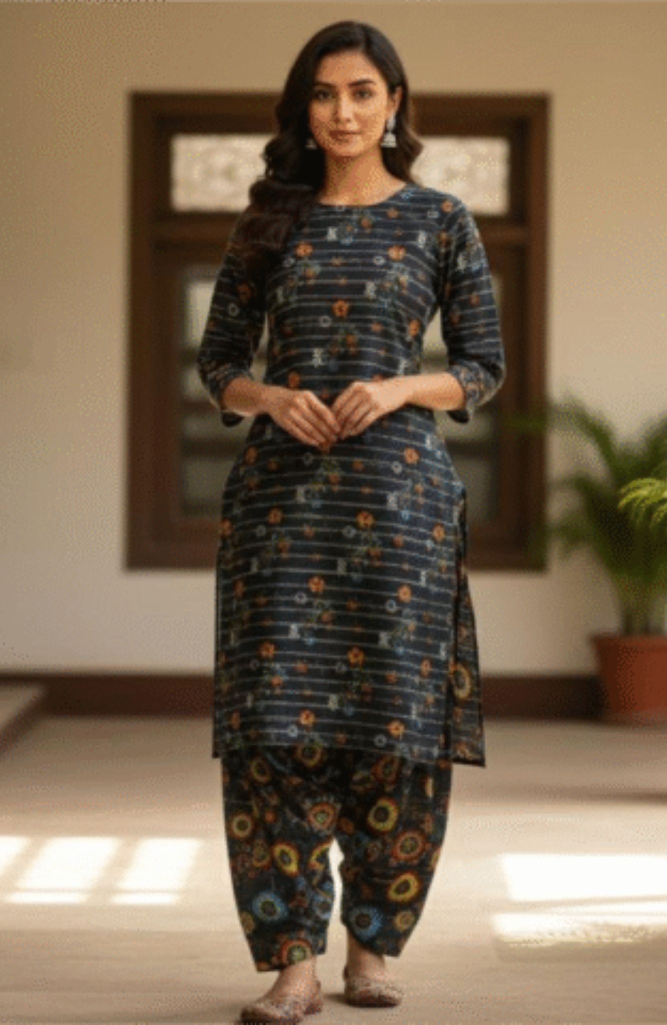 Zari Khaddar - Unstitched 2pcs - D1001 Zari Khaddar - Unstitched 2pcs - D1001