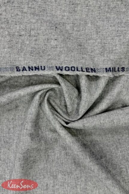 Bannu Woolen Mills – Super Shirting (Silver Gray)