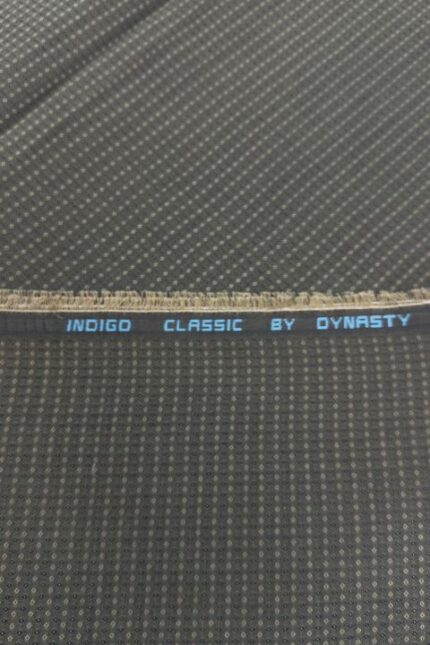Textured green fabric from Keen's Dynasty Indigo Classic collection.