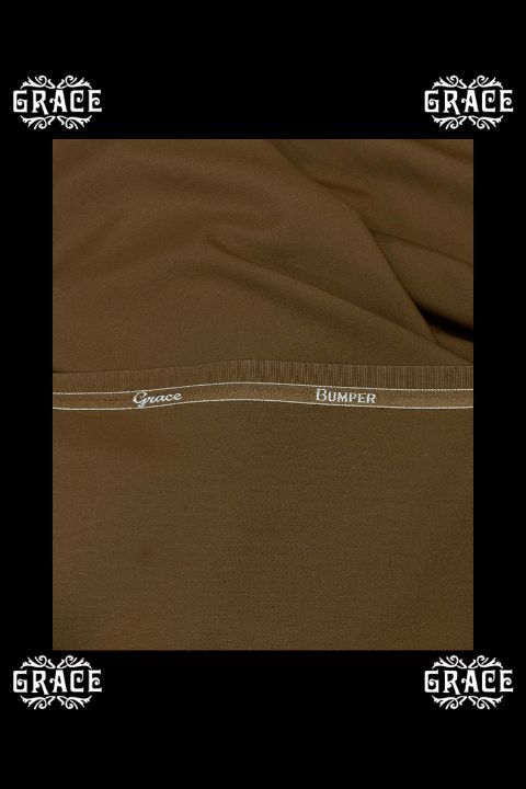 Bumper in light brown fabric from Grace Fabrics, designed for upholstery and furniture accents.