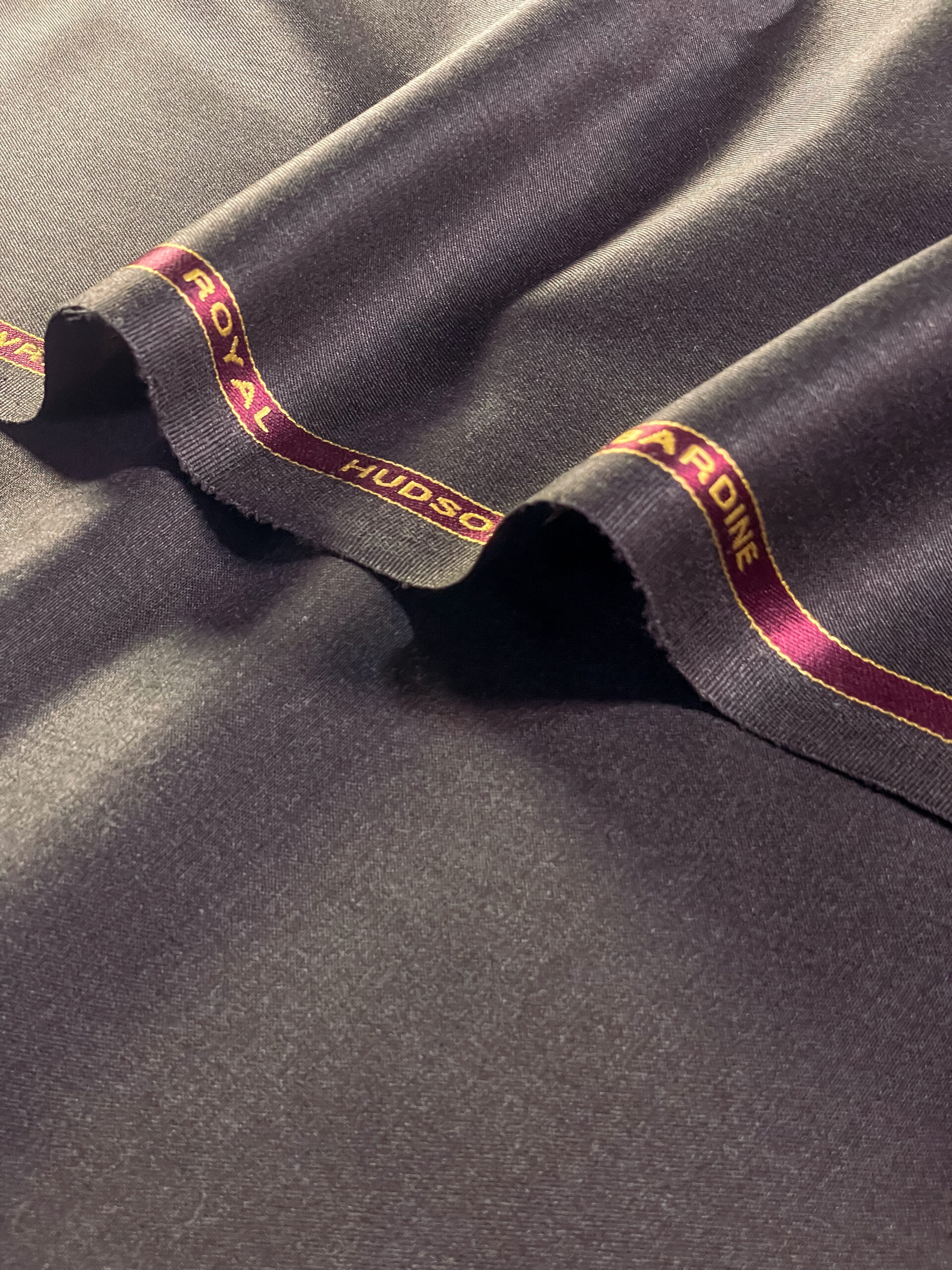 Lawrencepur - Royal Hudson Gabardine Suiting Fabric (Charcoal Grey)