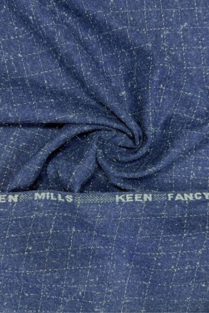Bannu Woolen Mills – Keen Fancy Check (Blue)