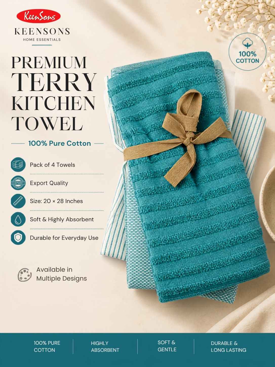 Premium terry kitchen towel - Image 2