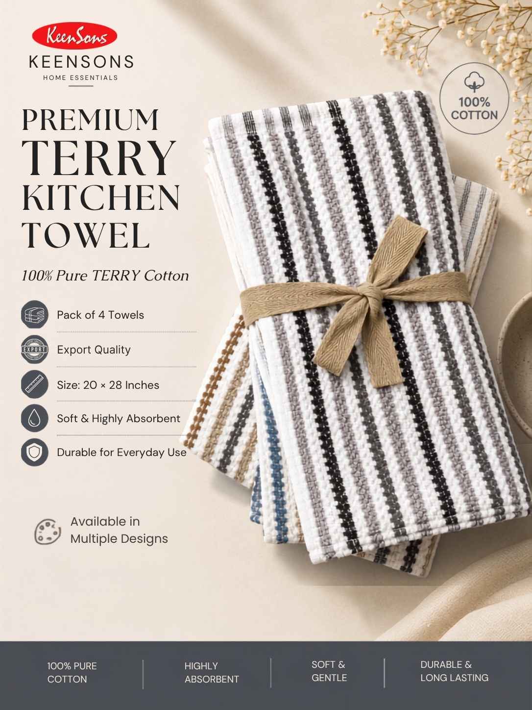 Premium terry kitchen towel - Image 4