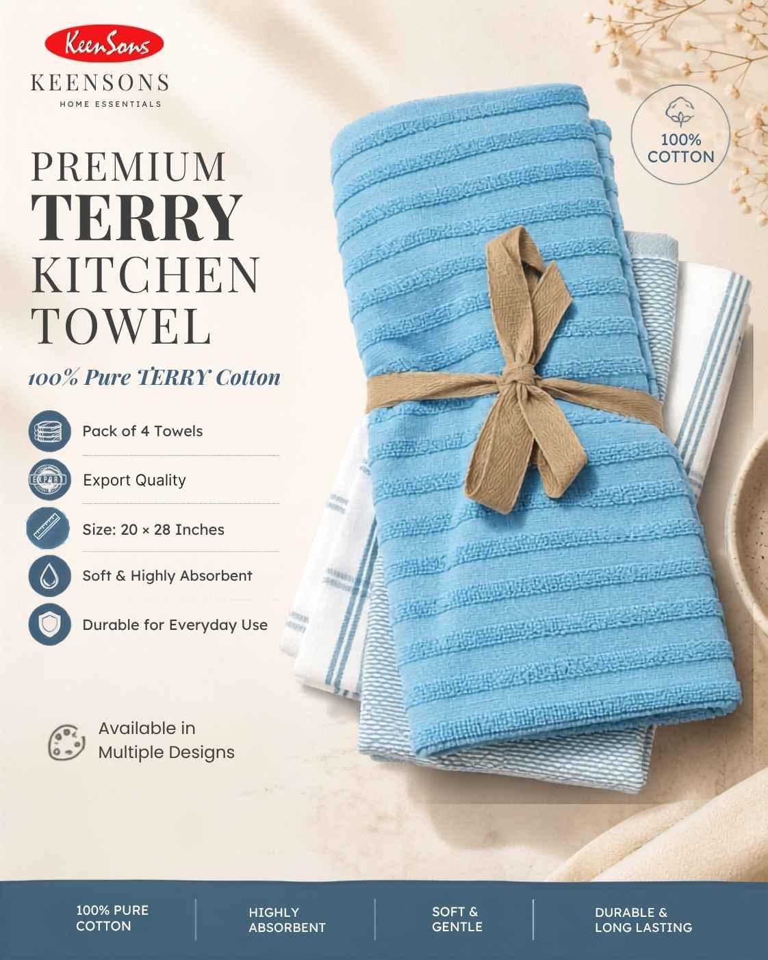Premium terry kitchen towel - Image 9