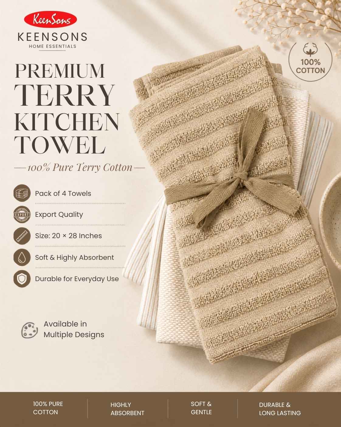 Premium terry kitchen towel - Image 8