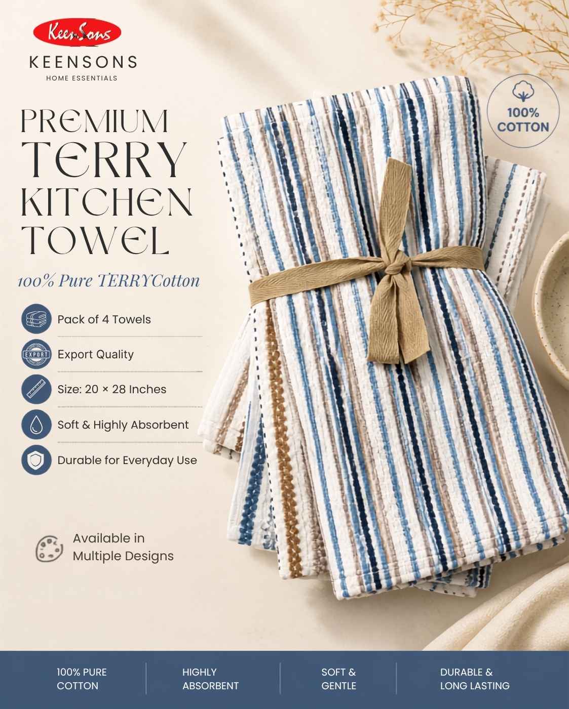 Premium terry kitchen towel - Image 7