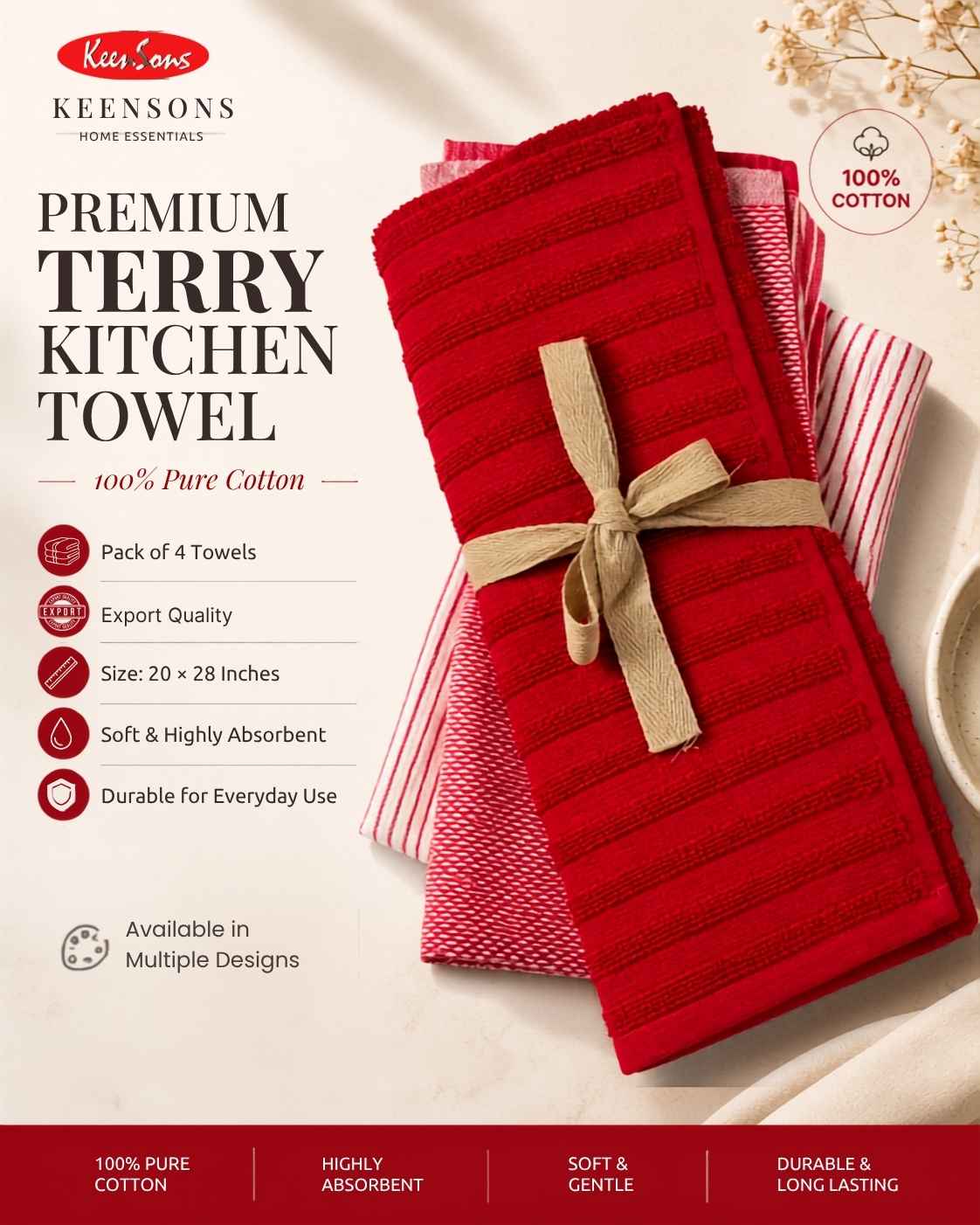 Premium terry kitchen towel - Image 6