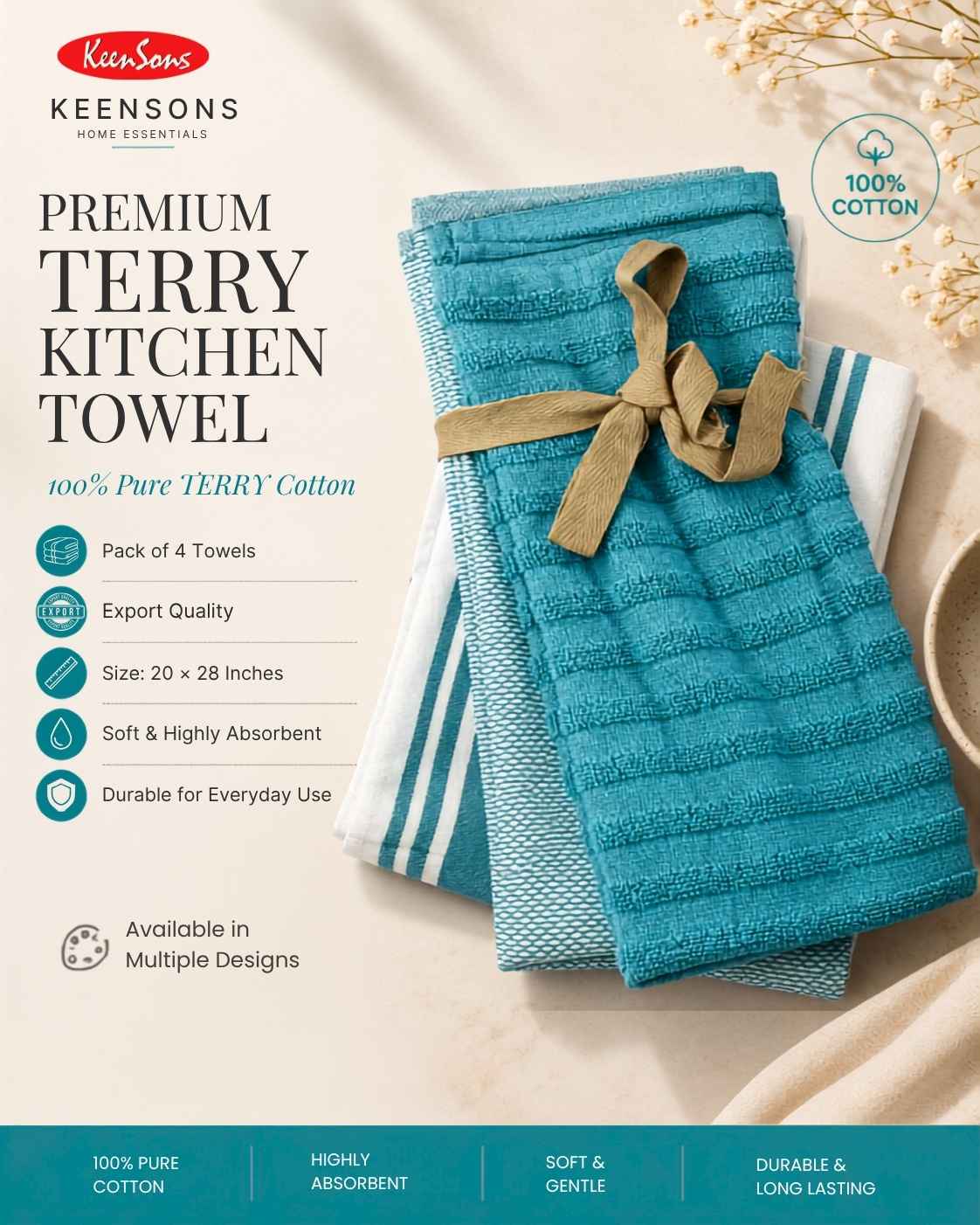 Premium terry kitchen towel - Image 5