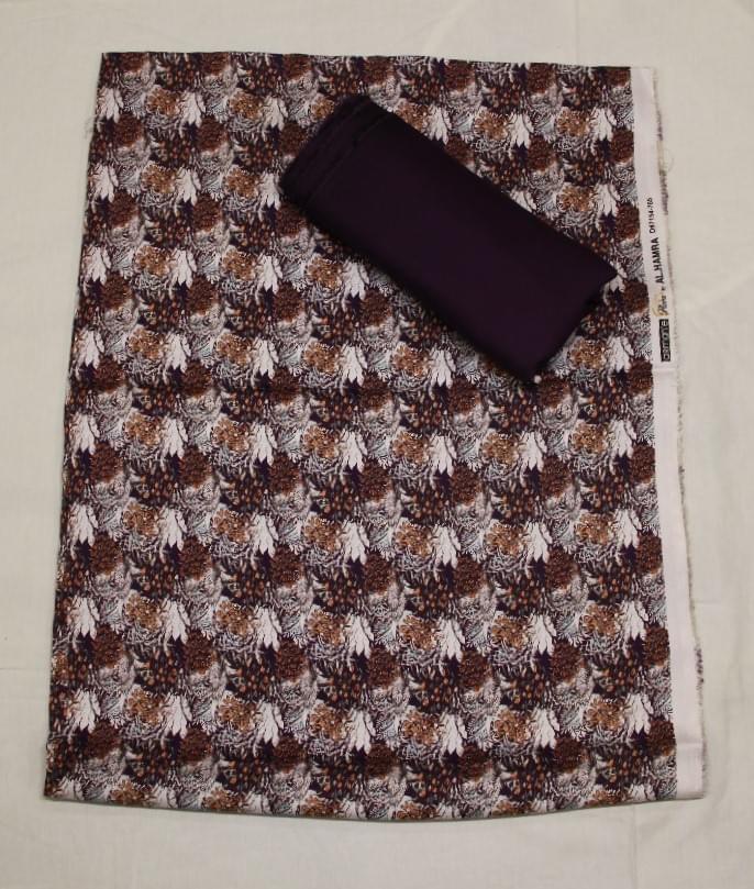 Hareem Wool - Marina Unstitched 2pcs - D7154