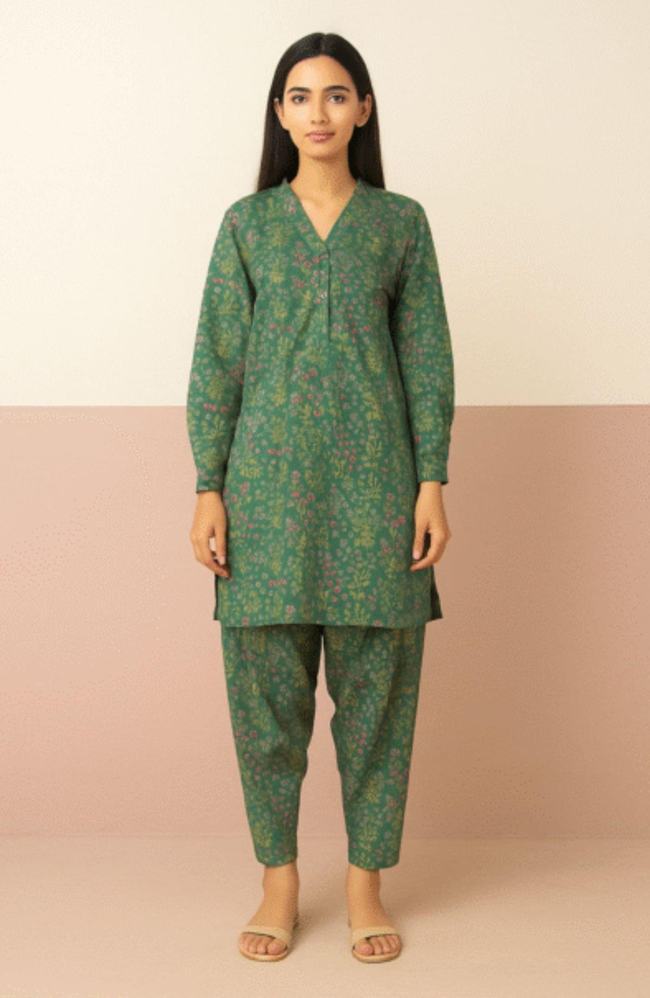 Dhanak - Unstitched 2pcs - D10 Dhanak - Unstitched 2pcs - D10