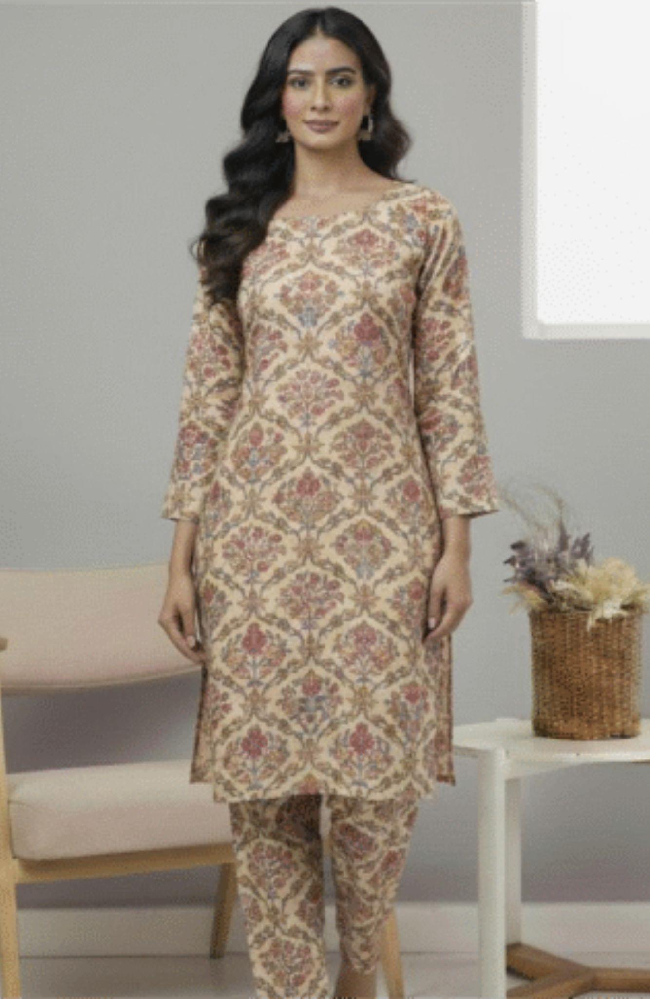 Dhanak - Unstitched 2pcs - D7 Dhanak - Unstitched 2pcs - D7