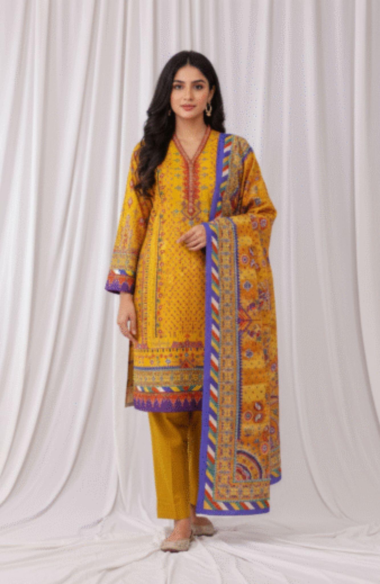 Digital Khaddar - Unstitched 3pcs - D9902 Digital Khaddar - Unstitched 3pcs - D9902