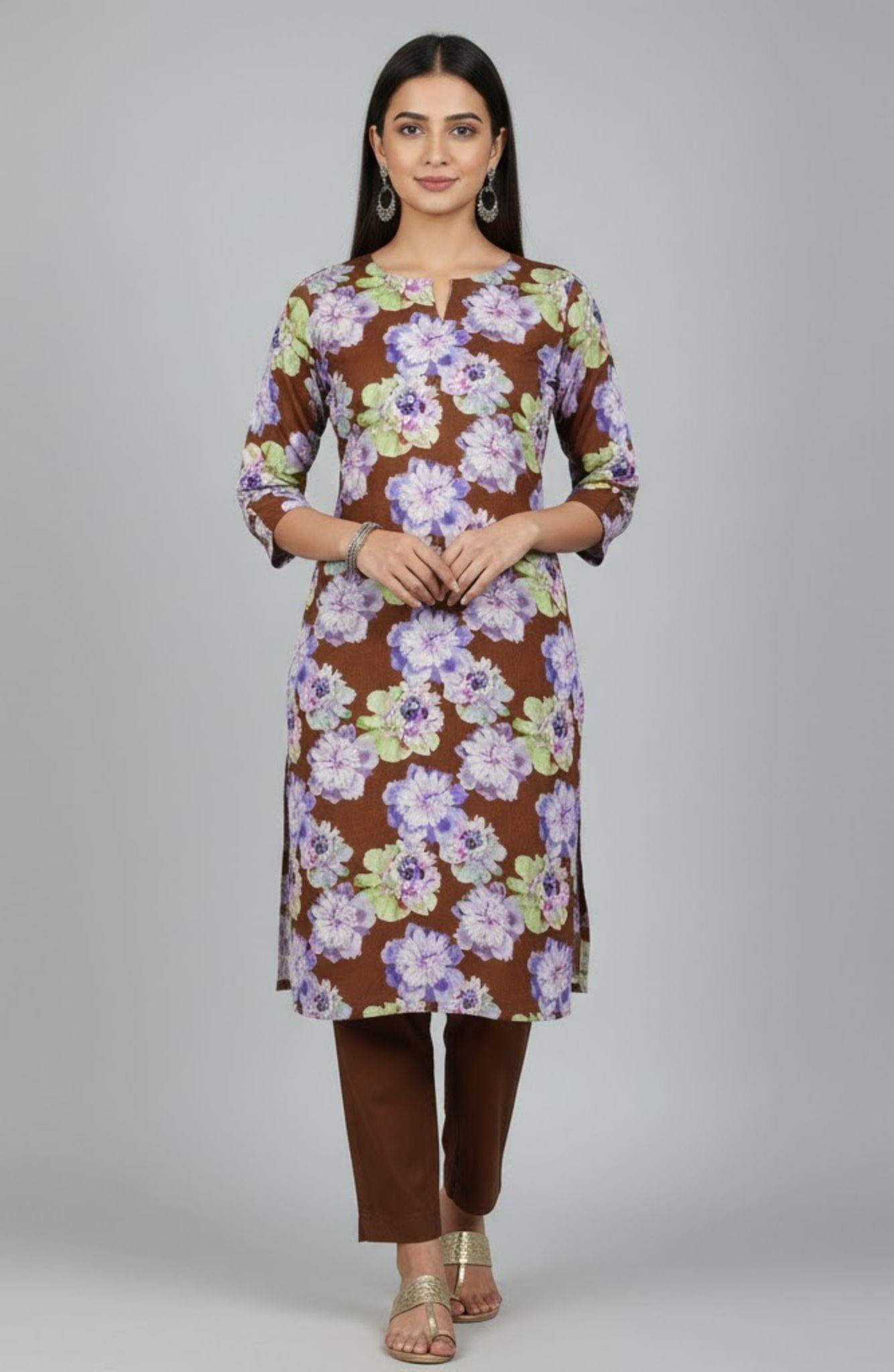 Hareem Wool - Marina Unstitched 2pcs - D7162