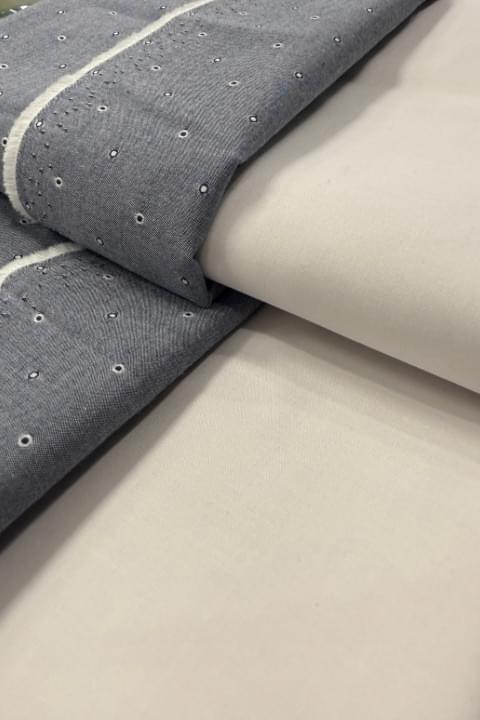 Cottolink - Cut&Cut (Kurta with White Shalwar) - Image 2