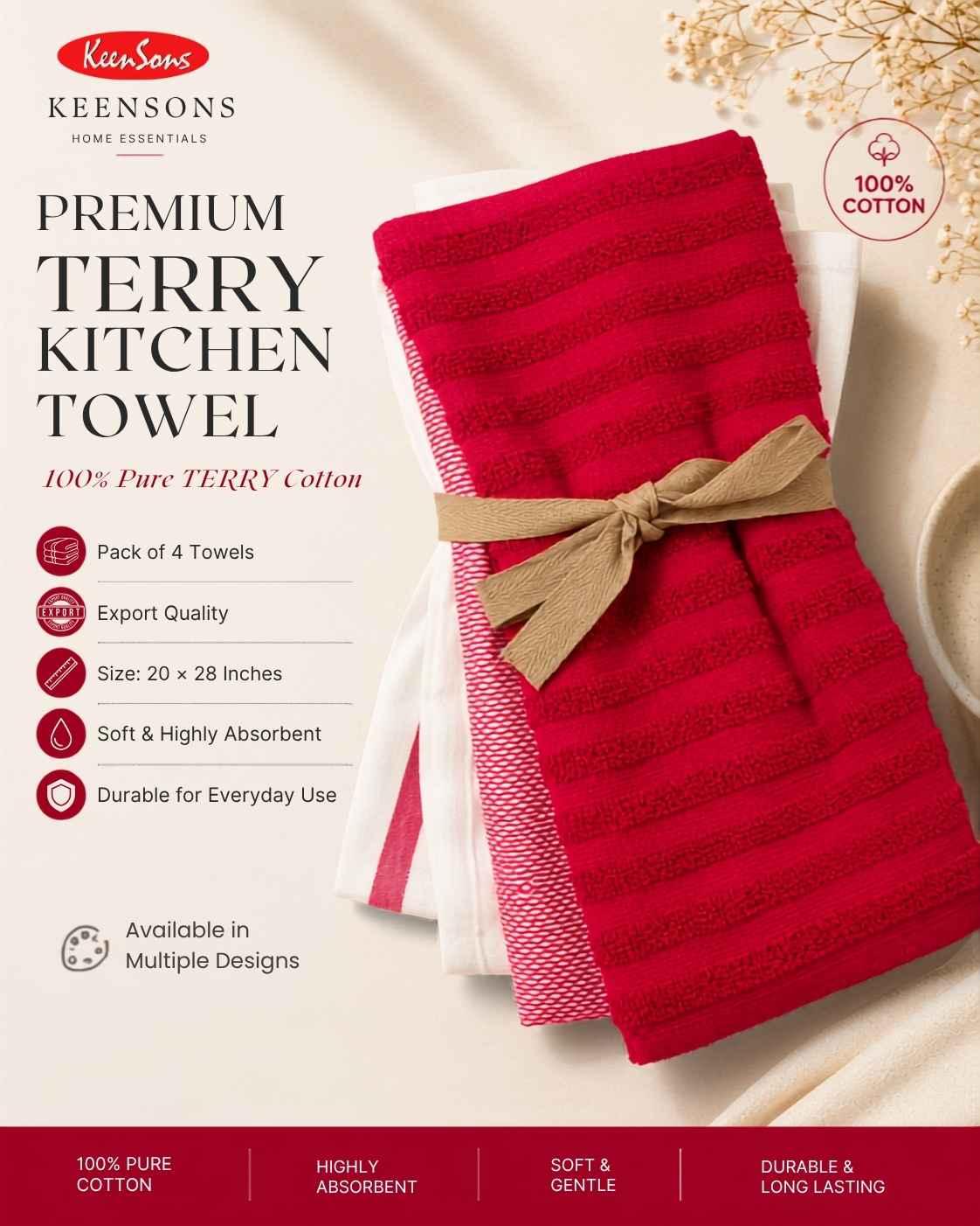 Premium terry kitchen towel